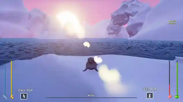 Seals From The Frosty Bay